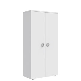 Шкаф для одежды Люмия (Белый матовый)