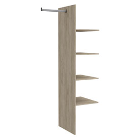 Стеллаж внутренний Napoli (дуб Крафт серый)