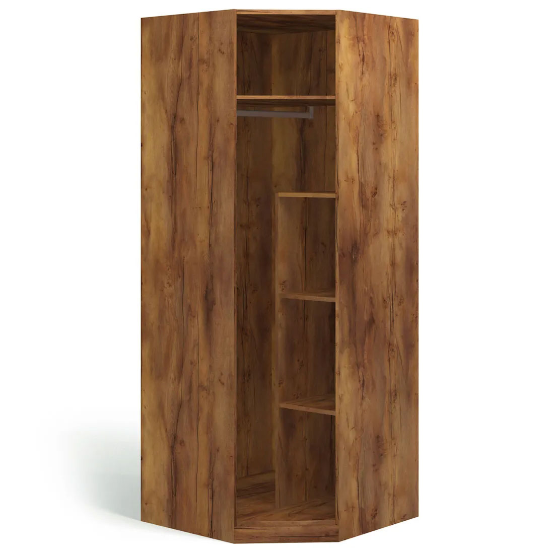 Шкаф угловой (дуб Ривьера/крем)