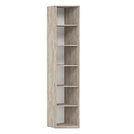 Корпус шкафа разностороннего Napoli (Крафт серый) левый