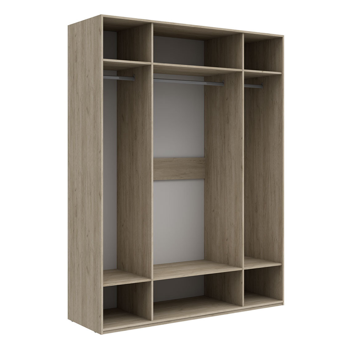 Шкаф для одежды 4 двери Napoli (Крафт серый/камень Терра)