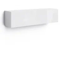 Полка с дверью Магнолия (белый/белый глянец)