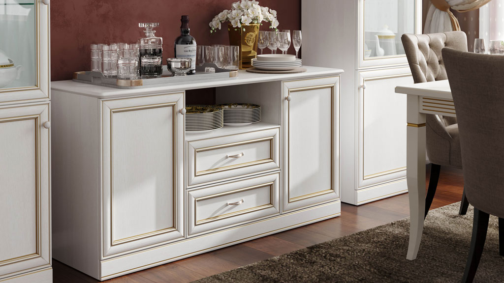 ТВ тумба Верди (дуб Белуна)