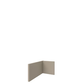 Опора стола щитовая (Камень Терра) левая