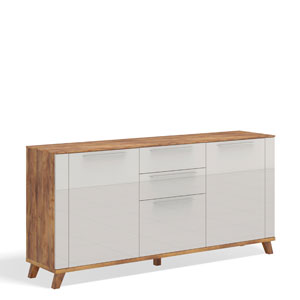 Тумба для гостиной на опорах 1800мм (таксония/моккачино)