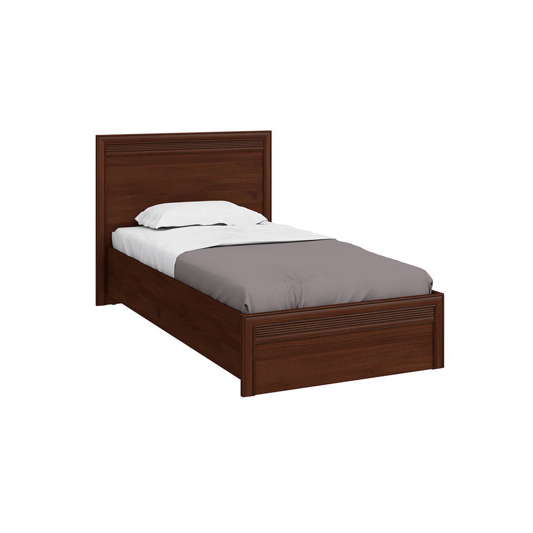 Односпальная кровать 100x200 Верди (орех Леванте)