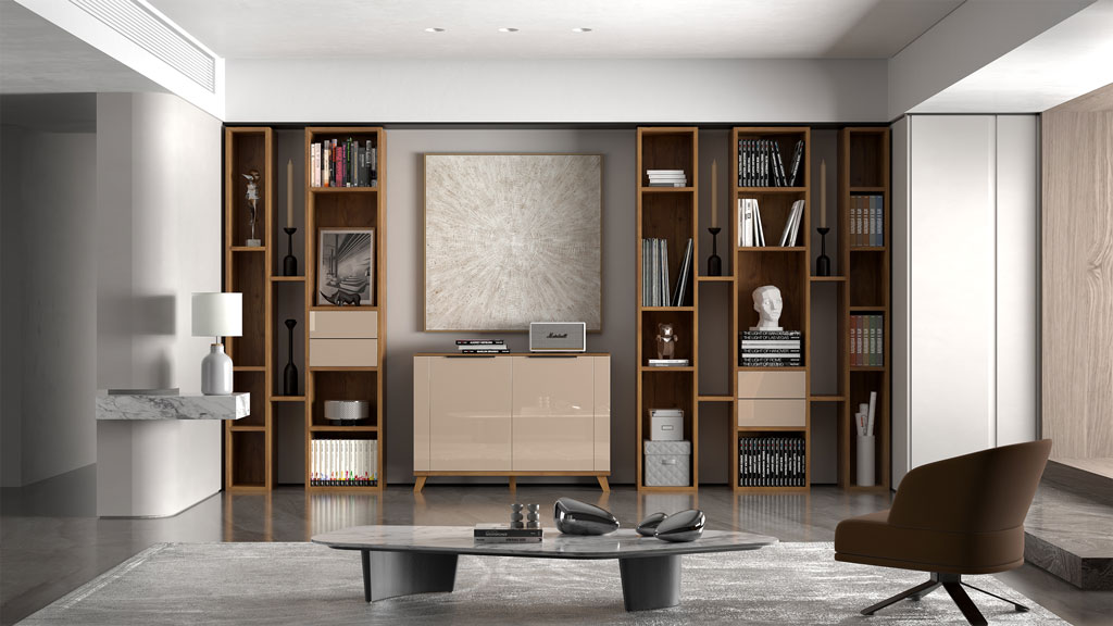 Гостиная Соло (тис Таксония/моккачино глянец)