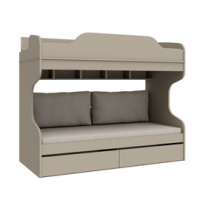 Кровать двухъярусная 90х200 Napoli (Камень Терра)