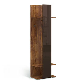 Вешалка в прихожую Соло закрытая (таксония/коричневый)