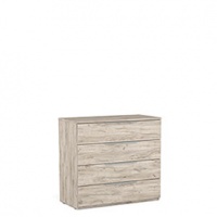 Широкий комод Napoli (Крафт серый)