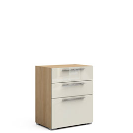 Тумба в гостиную Solo 3 ящика (Ривьера/крем)