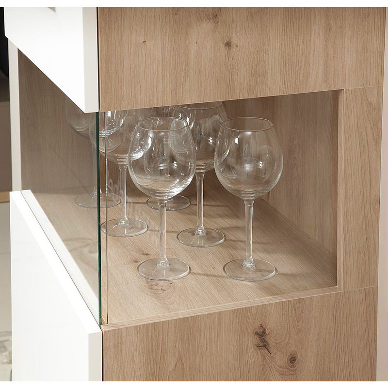 Мебель для гостиной Napoli (Крафт белый / бетон Dark