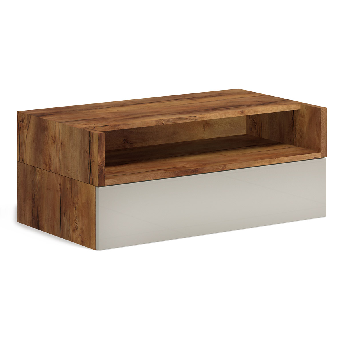 Тумба с 3D нишей Solo (таксония/моккачино)