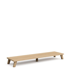 Цоколь 1500 мм на опорах (дуб Ривьера)