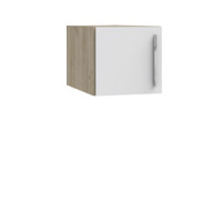 Антресоль для углового шкафа-пенала Наполи (дуб Крафт серый) левая