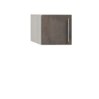 Антресоль для углового шкафа-пенала Наполи (Крафт белый) левая