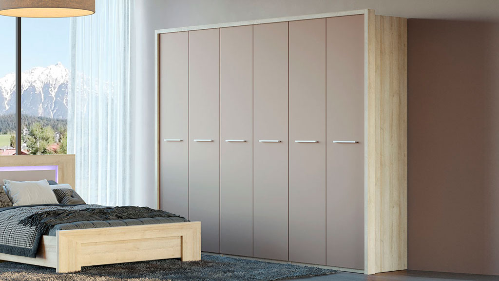 Шкаф Соло (дуб Ривьера/мокко матовый)