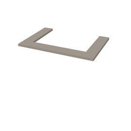 Верхние бруски для шкафа 2 дв. (Кубанит серый)