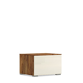 Тумба в гостиную Solo без топа (таксония/глянец крем)