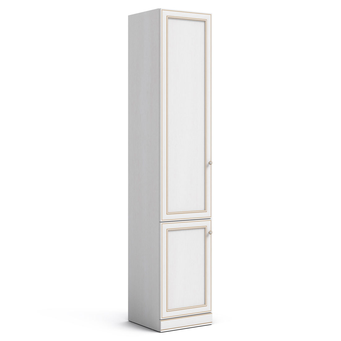 Неглубокий шкаф-пенал Верди (дуб Белуна)