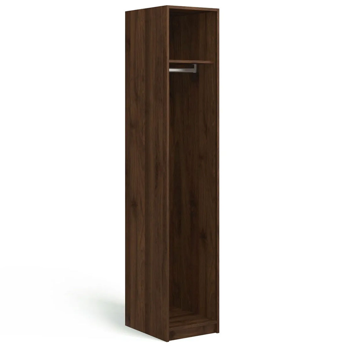 Шкаф-пенал Solo (белый/белый глянец)