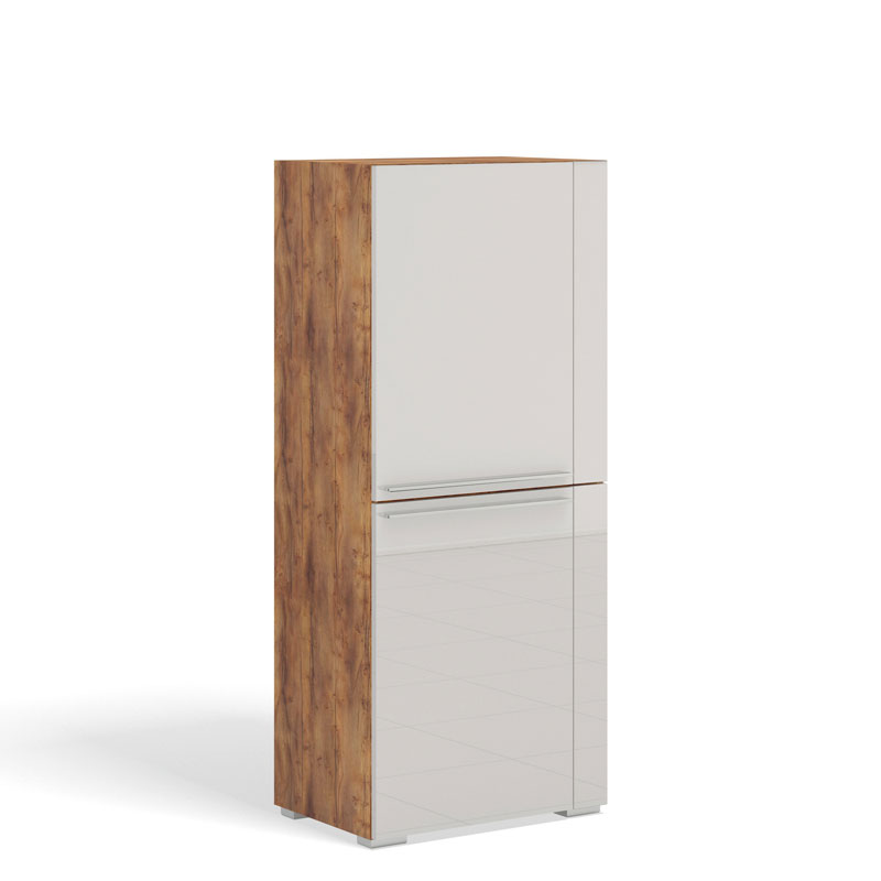 Шкаф-пенал низкий Solo (Таксония/моккачино)