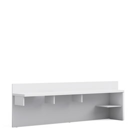 Консоль для для 3-х тумб Solo (белый) правая