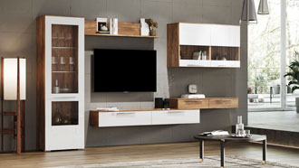 Гостиная Соло (таксония/белый глянец)