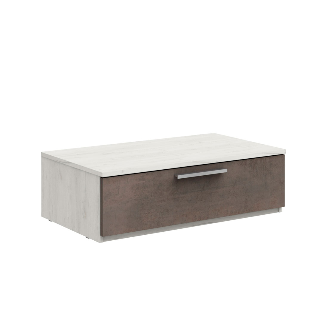 Тумба Наполи 445.33 (Крафт белый/бетон Dark)