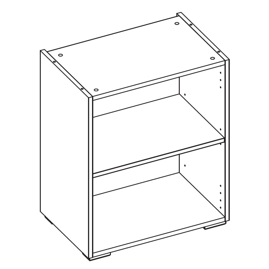 Тумба в гостиную Solo (белый/бетон Grey)