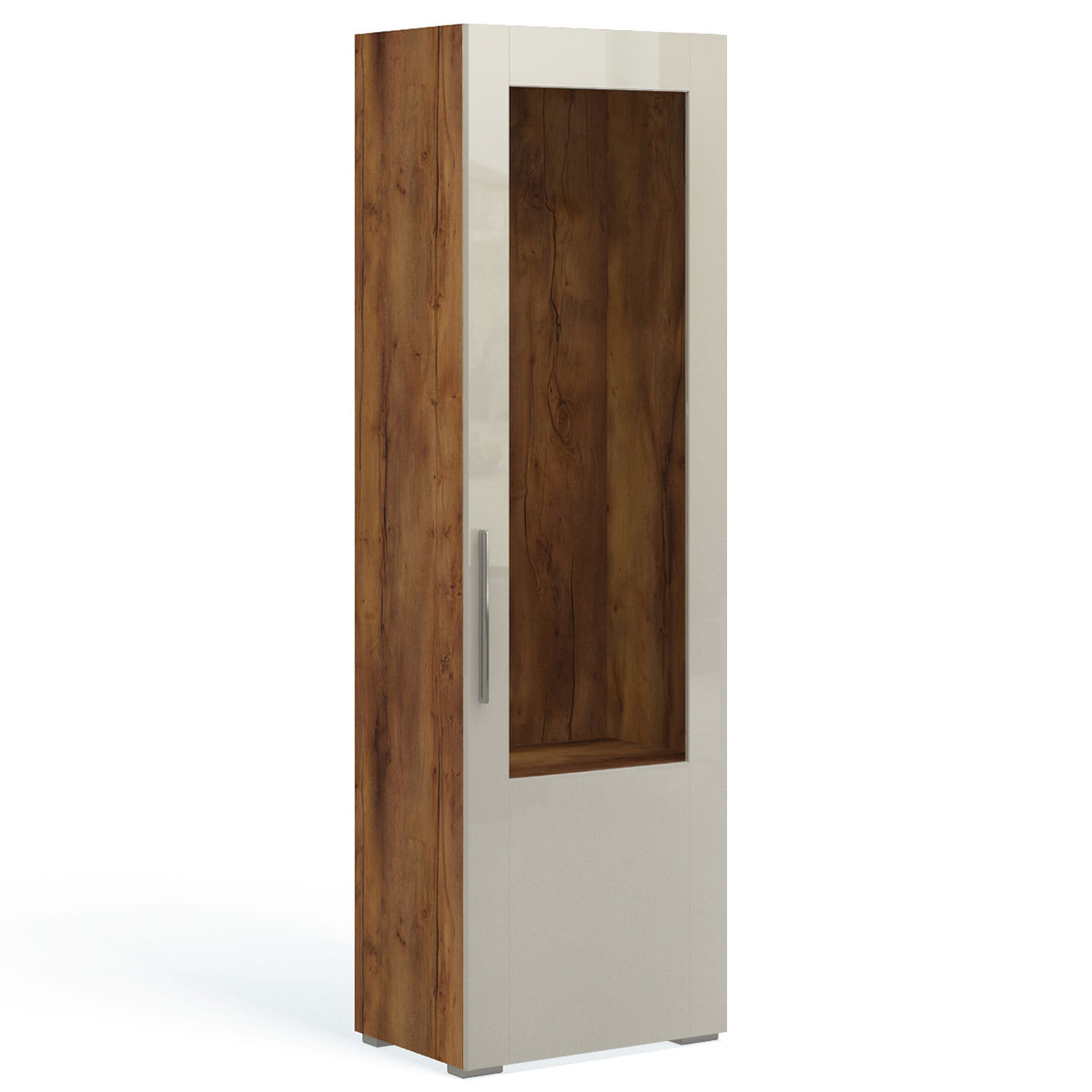 Шкаф витрина Solo (таксония/моккачино) правый