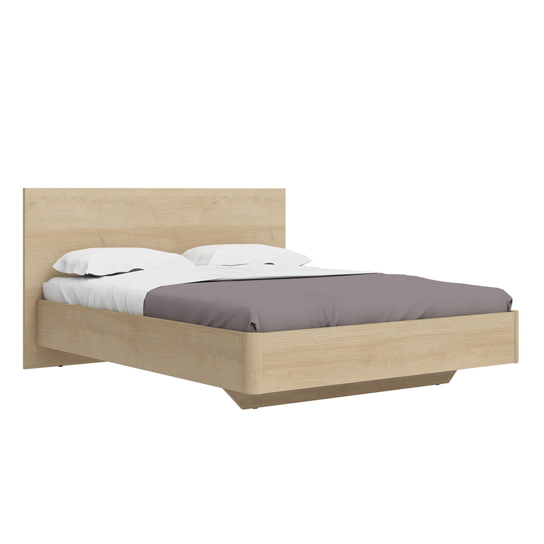 Кровать 160x200 Solo (дуб Ривьера)