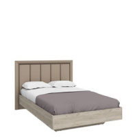 Полуторная кровать с ящиком Napoli-2 (Крафт серый)