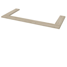 Верхние бруски для шкафа 3 дв. (Крафт серый)