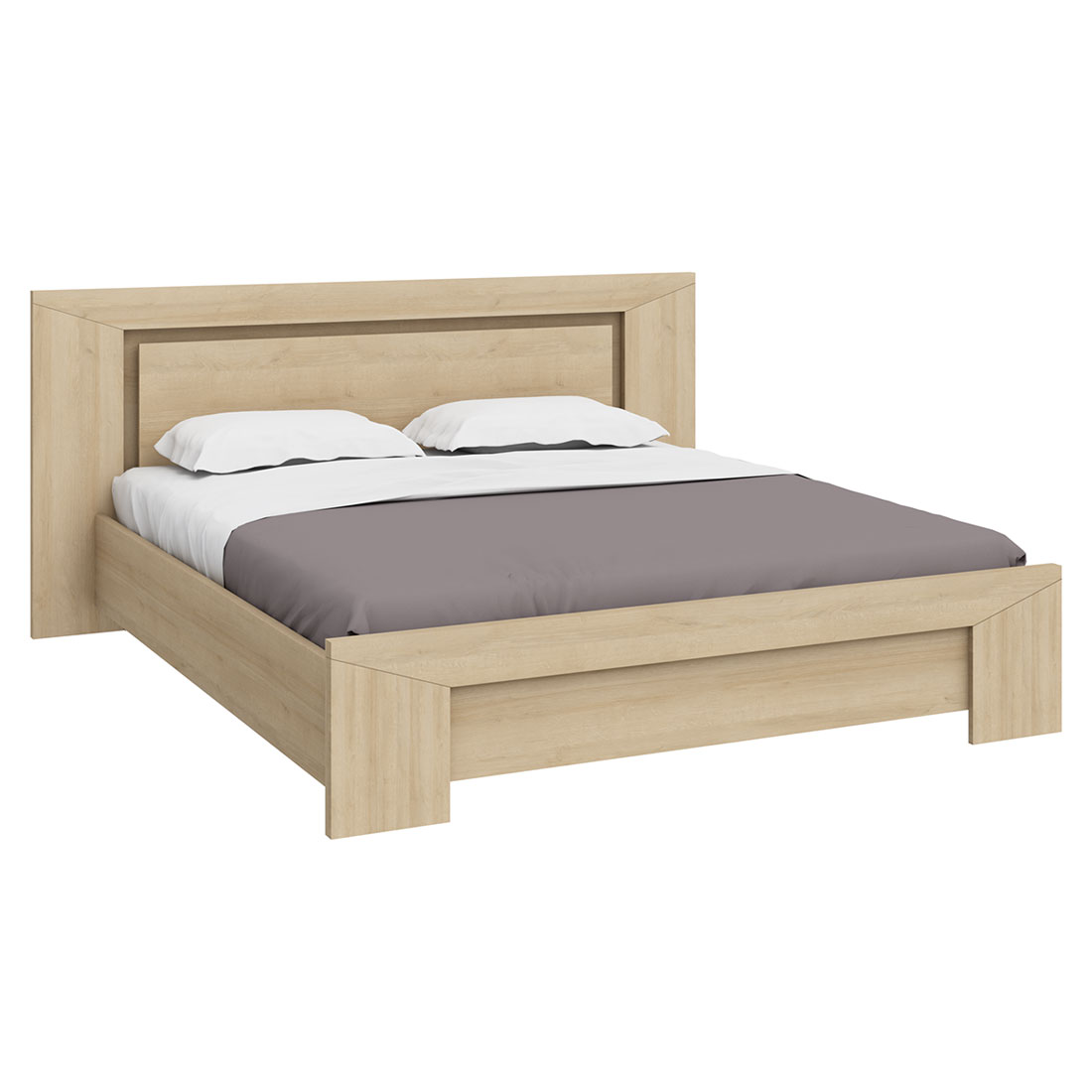 Двуспальная кровать 160х200 Blade с подсветкой в изголовье