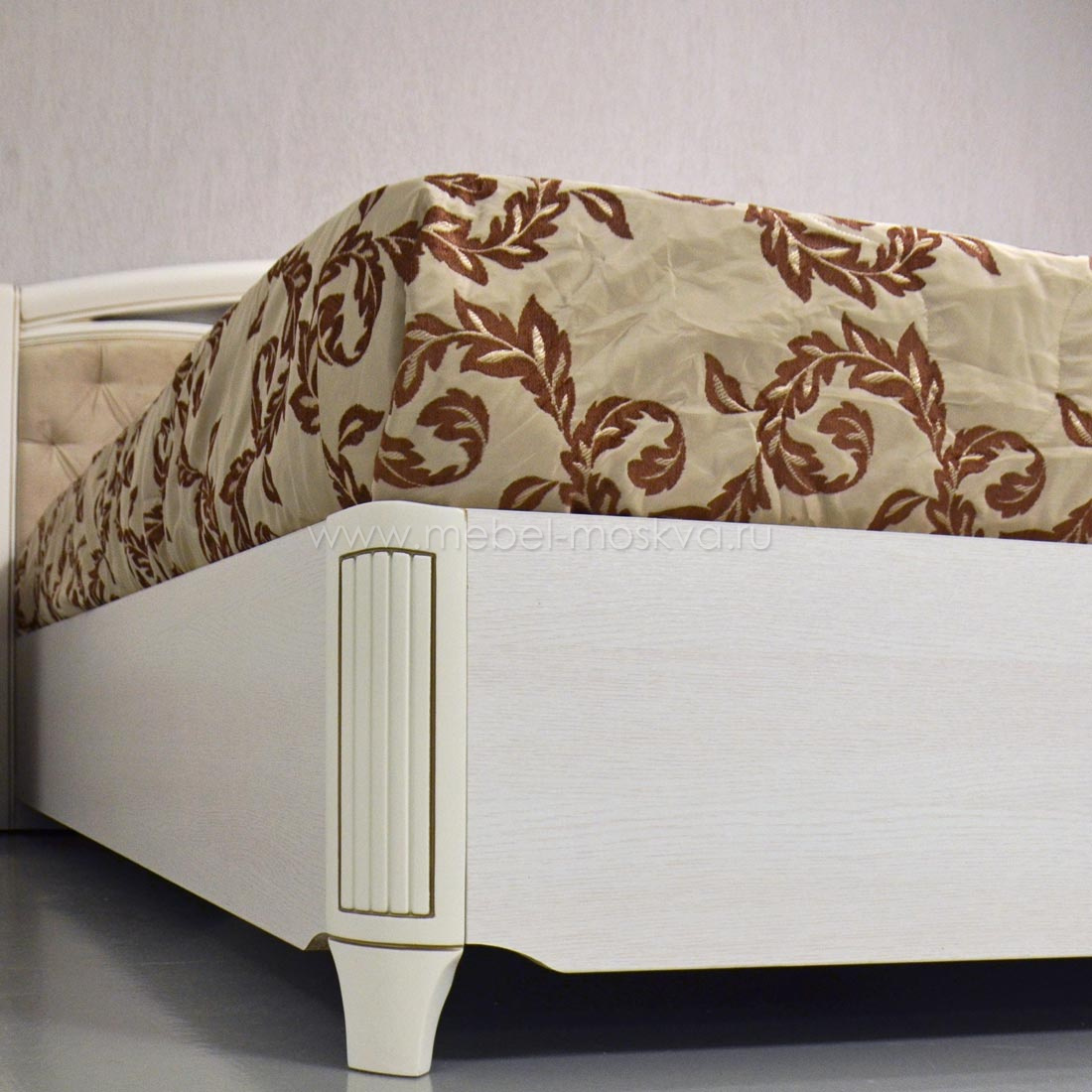 Кровать с ящиком для белья VERDI (дуб Белуна/Bella11)