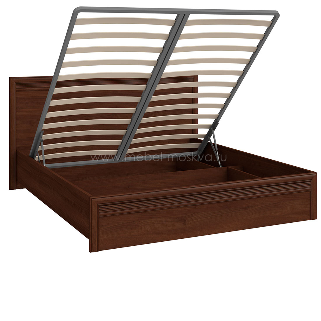 Кровать с ящиком для белья Верди 180x200 (орех Леванте)