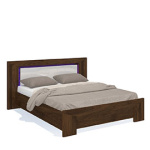 Двуспальная кровать 160х200 Blade (Коламбия/белый глянец)