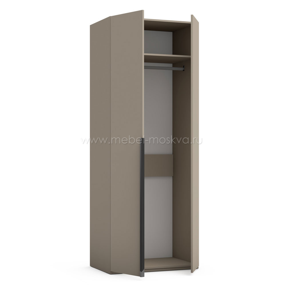 Шкаф для одежды Наполи (Камень Терра/Фумо)