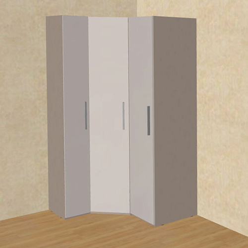 Угловой шкаф Наполи (Камень терра / Кубанит / Бэйлиз глянец)