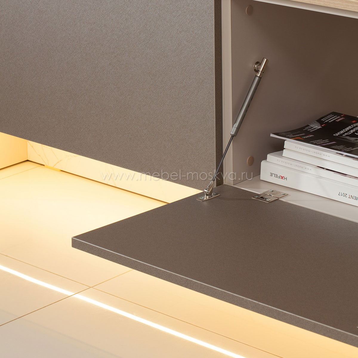 Гостиная Сарино К1 (Кашемир/Иланга/Кристалл белый)