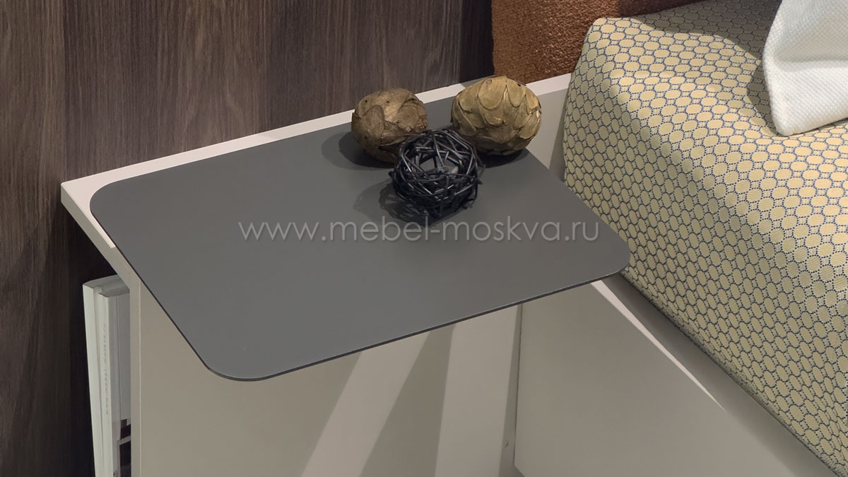 Кровать с ящиком и мягкими царгами160х200 Сарино (Кашемир/Loop7)