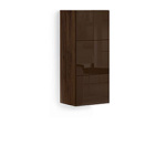 Навесной шкаф в гостиную Solo (орех Коламбия/коричневый)
