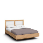Кровать с ящиком Napoli-3 (Дуб натуральный/белый матовый)