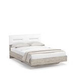 Двуспальная кровать 140х200 Napoli-1 (Крафт серый)