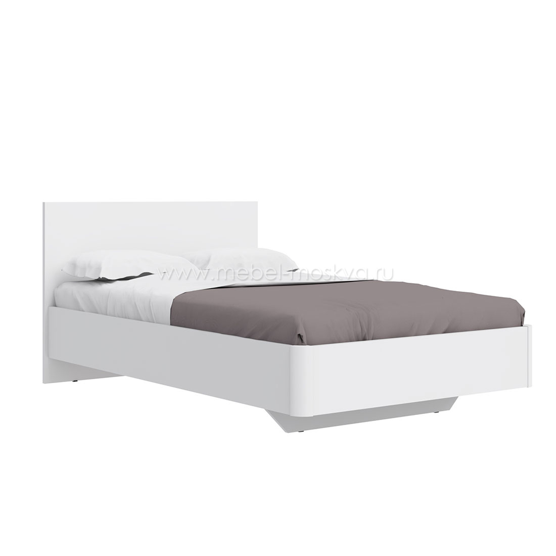 Кровать Solo 120х200 под тип подушки 01 и 03 (белый)