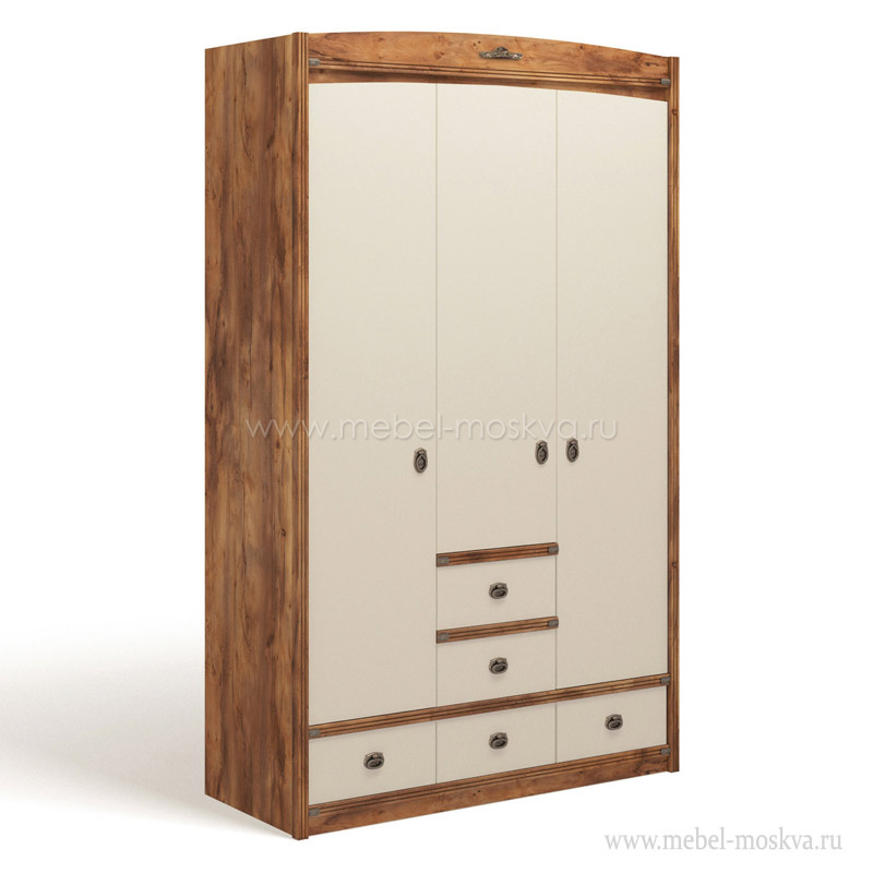 Шкаф для одежды Атлантида Лагуна (таксония/карамель)